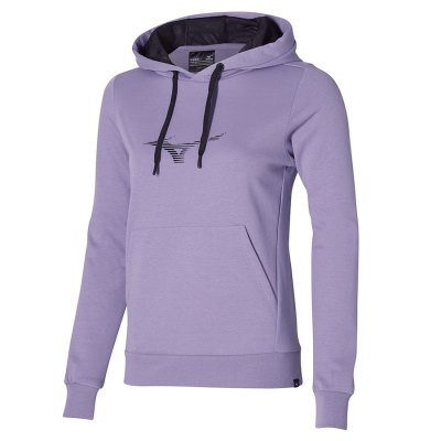 Sudaderas Con Capucha Mizuno Athletics Estampados Mujer - Morados - Chile M142PGINZJ